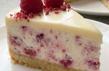 White Chocolate Raspberry Cheesecake, The Perfect Elegant Dessert