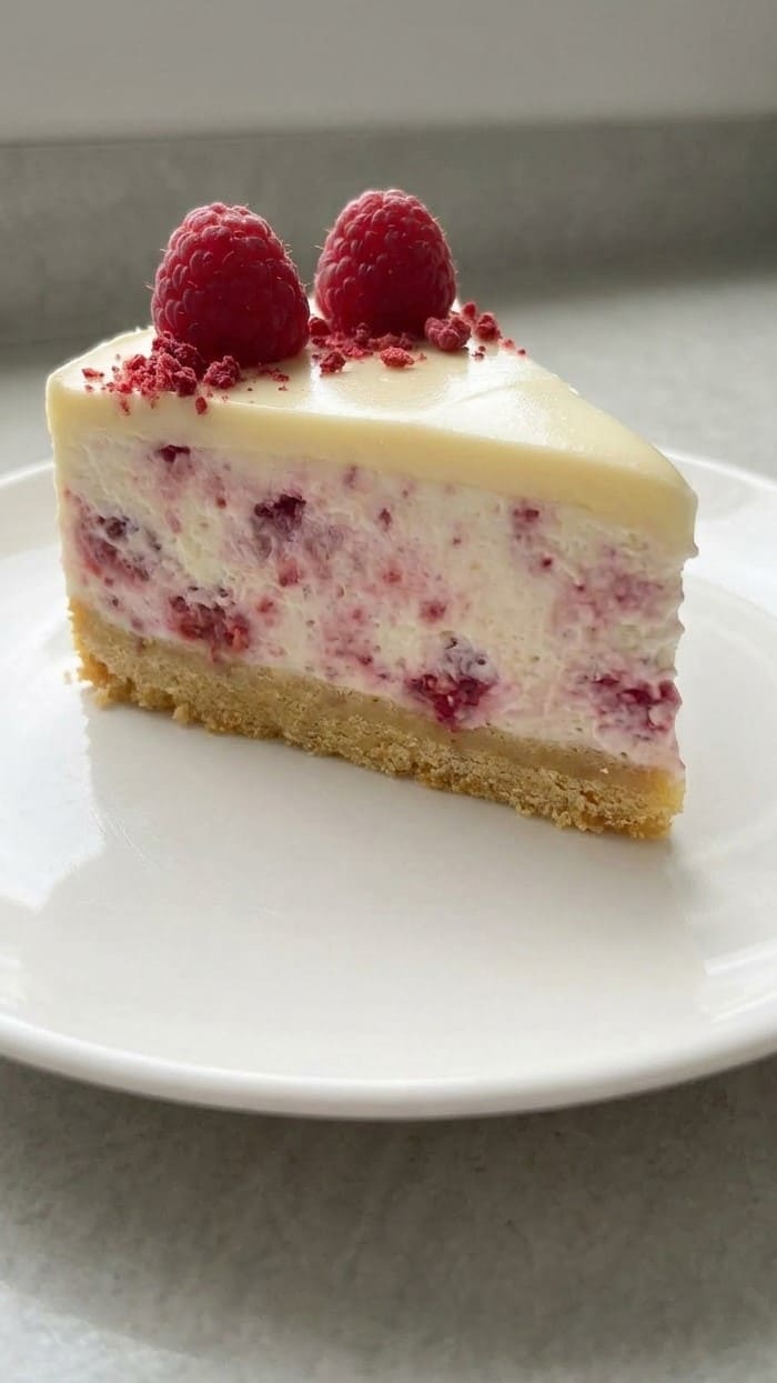 White Chocolate Raspberry Cheesecake, The Perfect Elegant Dessert