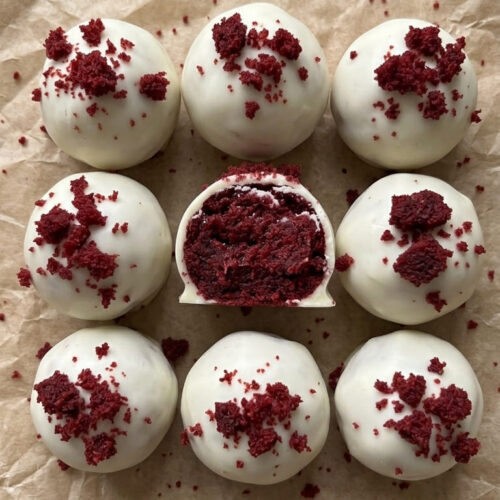 White Chocolate Red Velvet Cake Balls, The Perfect Bite-Sized Dessert